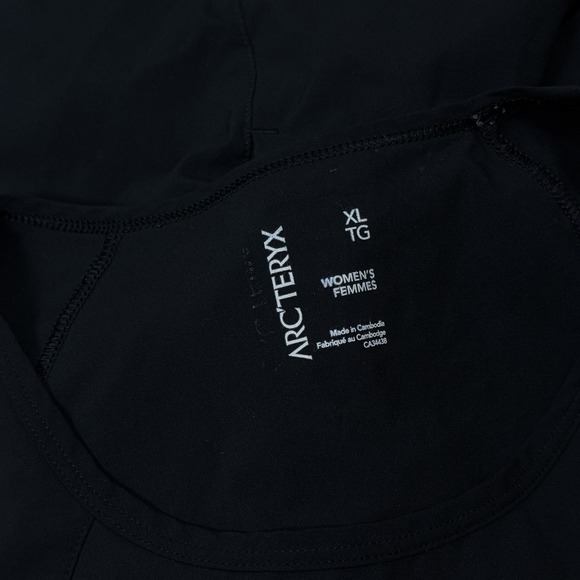 Arc'teryx Contenta Black Dress w Pockets Sz XL - Picture 10 of 12